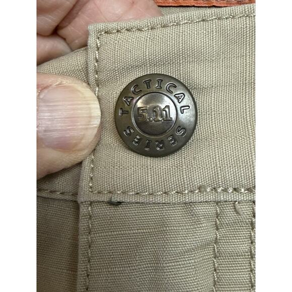 5.11 Tactical Pants Women’s Sz 18 Regular Khaki Ripstop Work Grunge - Picture 4 of 15